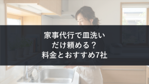 家事代行で皿洗いを頼む記事のアイキャッチ