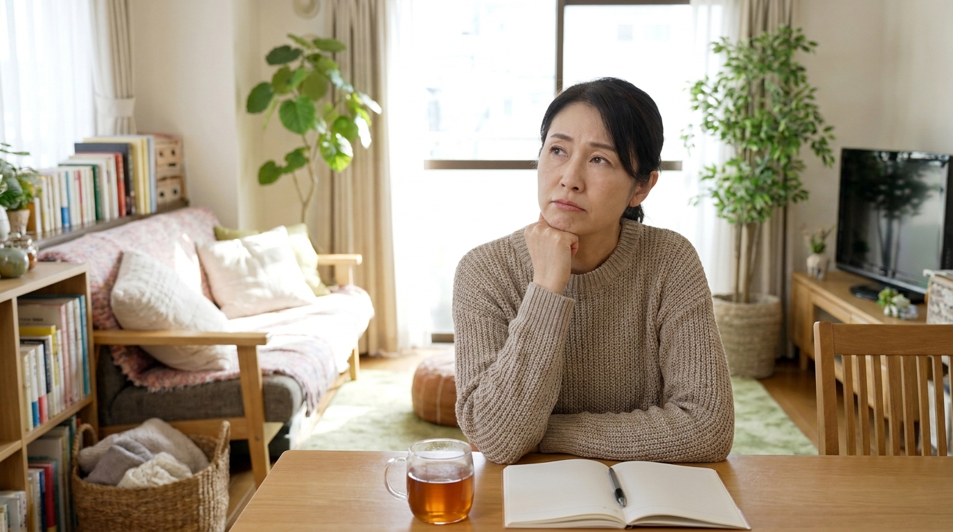 申し込み前の疑問を考える日本人女性
