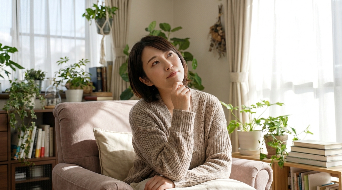 申し込み前の疑問を考える日本人女性